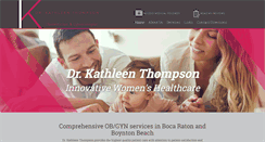 Desktop Screenshot of drkathleenthompson.com